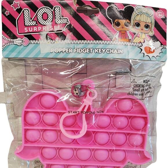 LOL Surprise Popper Fidget Keychain Sensory Toys Unicorn Doll Charm - Picture 4 of 6